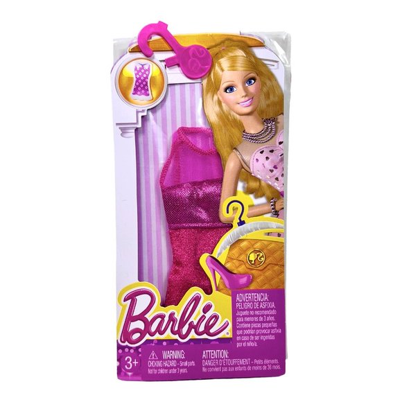 Lot of 2 New Barbie Doll Dress Up Fashion Style Fancy Dresses - Picture 4 of 5